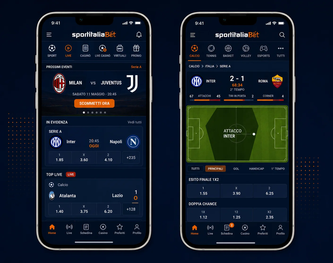 Sportitaliabet app mobile